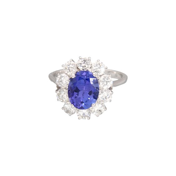  -  - Anillo Soprana Gioielleria Mujer Tanzanite in Oro blanco Tanzanite 2.45 Ct AN TANZ 2.45 - AN TANZ 2.45